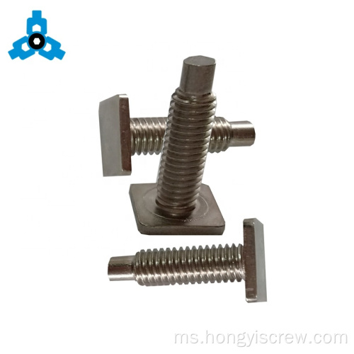 T-Bolt Stainless Steel Square Head OEM Sokongan Stok